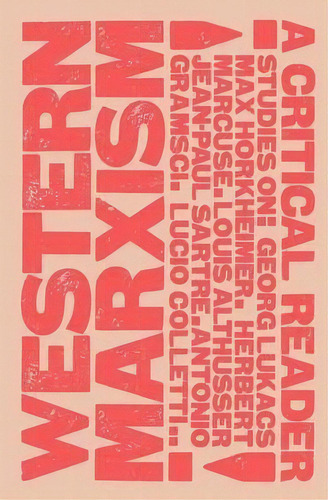 Western Marxism : A Critical Reader, De New Left Review. Editorial Macmillan Education Australia, Tapa Blanda En Inglés