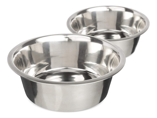 Cuencos De Acero Inoxidable Para Perros Y Gatos, Plato Adici