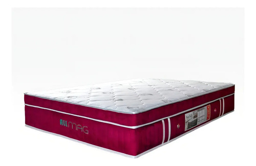 Colchão Ortopédico Queen 1,58x1,98 D45 Allmag Cor Bordô