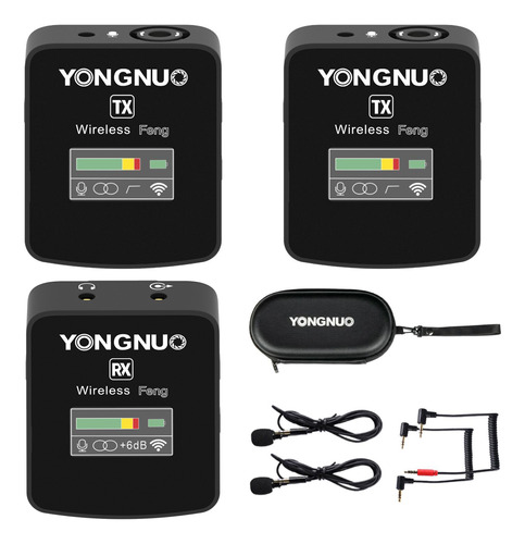 Sistema De Micrófono Inalámbrico Yongnuo Feng De 2.4g