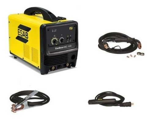 Soldadora Mig Y Electrodo 160 Amp Esab Conarco Dual Tecnologia Igbt Oferta Maquinas Y Herramientas Munro