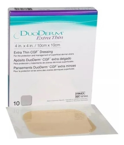 Aposito Duoderm Extra Thin 10 Cm X10 Cm