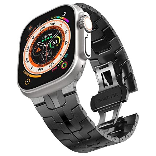 Banda De Acero Inoxidable Watch Ultra Band 49mm 45mm 44...