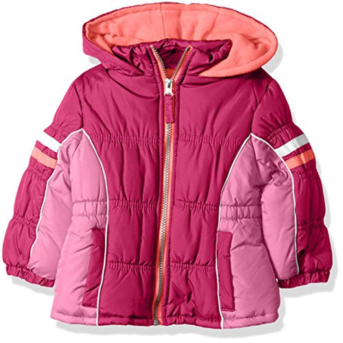 Pink Platinum Girls   Colorblock Active Puffer