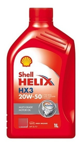Aceite Shell Helix Hx3 20w50 X1l