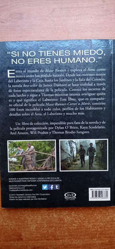 Maze Runner La Película Bienvenidos Al Área Dashner V & R