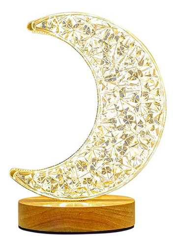 Lampara De Luna Recargable Touch 3 Niveles Luz De Noche