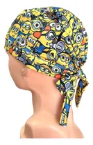 Comprar Gorro Médico Quirúrgico Repelente Unisex, Minions Amarillo Estampado Unitalla