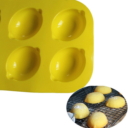 Molde De Silicona 6 Incluso Limón