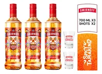 Comprar Combo Vodka Smirnoff Tamarindo X3 + Vasos Spicy Shots X2