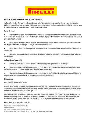 Llanta 110/70 R 17 54h M+s Sc Scorpion Rally Str Pirelli