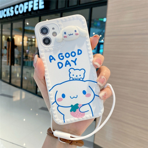 Funda Carcasa Para iPhone Sanrio Cinnamoroll My Melody Con C