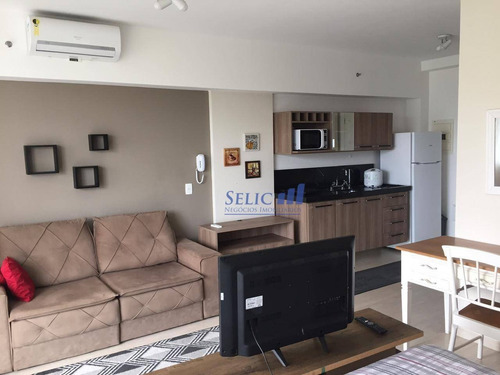 Imagem 1 de 30 de Flat Mobiliado - Línea Home Style, 45m² - Centro - Cod Fl0020 - Fl0020
