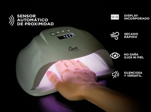 Imagen 7 de 10 de Cabina Para Uñas Gadnic Ledsun Plus Uv 72w Uso Profesional