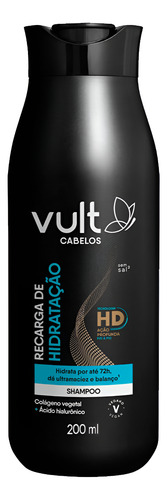Kit Vult Recarga De Hidratação Shampoo + Condicionador 200ml