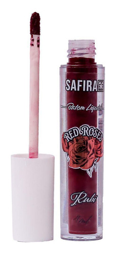 Batom Líquido Cremoso 4ml Nº 5 Rubi Coleção Red Roses Safira