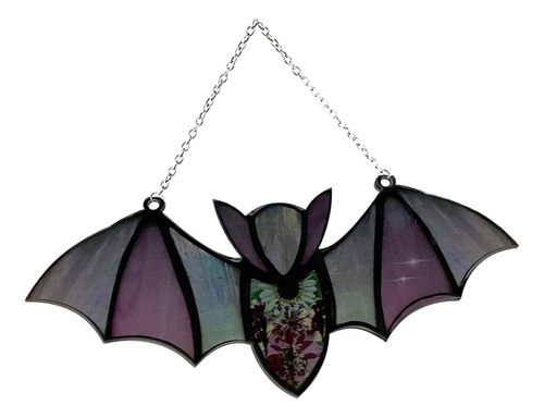 Decoração De Morcego Pendurado, , , 20cm X 9,5cm Colorida