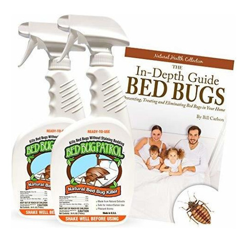 Bed Bug Patrol Bed Bug Killer Spray Tratamiento 24 Oz (paque