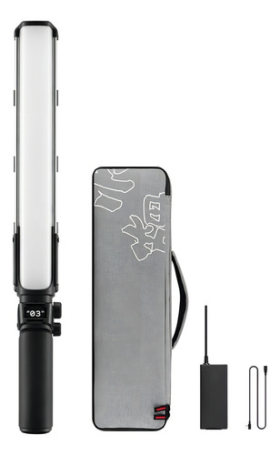 Iluminador Bastão Led Zhiyun Fiveray V60 Bi-color 60w Strand Cor da estrutura Preto Cor da luz Branco-neutro