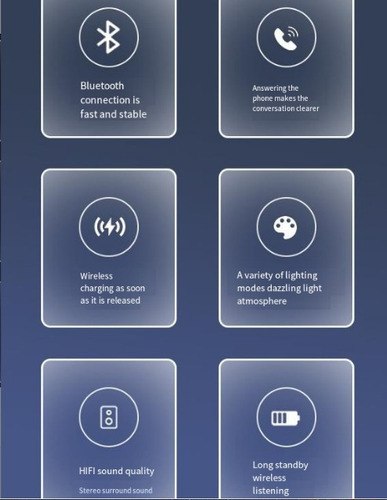 Luz Nocturna De Carga De Teléfono Con Bocina Bluetooth Inal