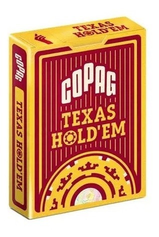Imagem 4 de 5 de Baralho De Poker Texas Hold' - Kit Preto E Borgonha - Copag