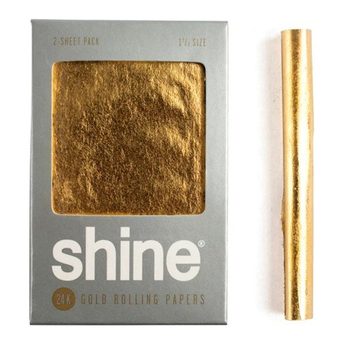 Papelillos Gold 24k 1 1/4 Marca Shine Papers