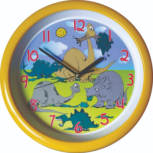 Reloj De Pared Dinosaurios | Envío gratis