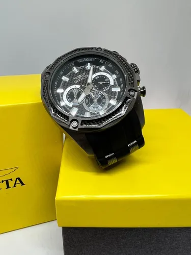 Reloj Hombre Invicta Aviator Crono Gunmetal 25974 Cuotas sin inter s