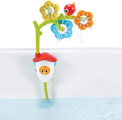 Yookidoo Móvil De Baño Para Bebés Flores Giratorias Y Fuen