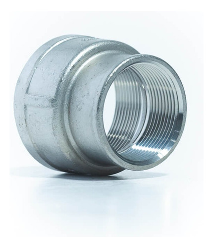 Luva De Redução Aço Inox 304 Rosca Bsp Ø 2.1/2 X 2