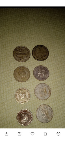 Monedas Vzlnas Antiguas Combo  8 Piezas, Centavos, Lochas. 