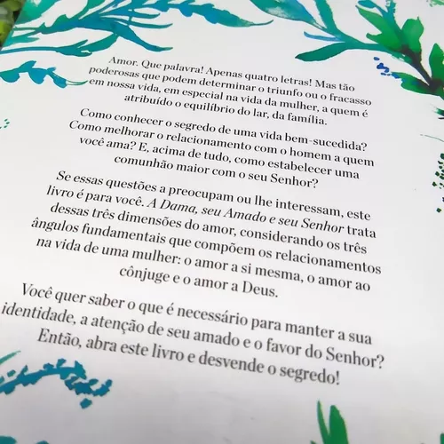 Livro A Dama, Seu Amado E Seu Senhor - Mundo Cristão