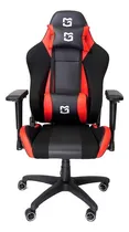 Comprar Silla Gamer Poseidon Brazos 4d Reclinable 180° Premium 150kg Color Rojo Con Negro Material Del Tapizado Pu + Textil