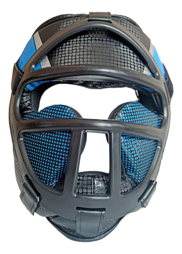 Proteção De Cabeça De Segurança Capacete De Boxe Azul M