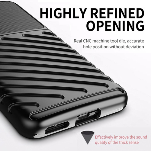 Funda De Tpu Suave Thunderbolt Negra For Oneplus Nord 2 5g