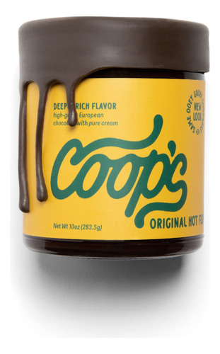 Coop's Original Hot Fudge: Gourmet, Totalmente Natural, Hech