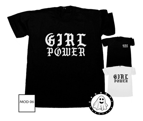 Remeras Girl Power Grl Pwr Feminista Varios Diseños Algodón