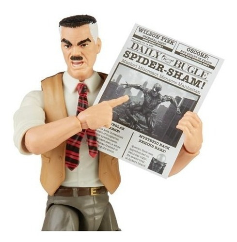 Coleção retrô do Homem-Aranha Marvel Legends J. Jonah Jameson