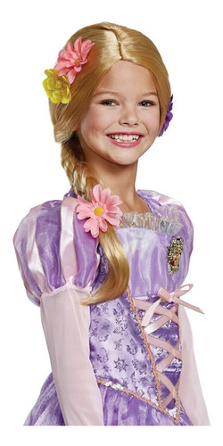 Accesorio De Disfraz Parea Niña Peluca De Rapunzel