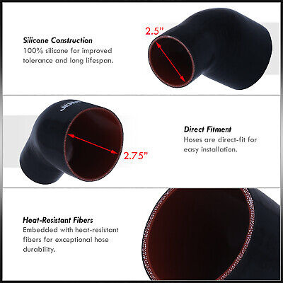 2.5 - 2.75 45 Degree Reducer Silicone Turbo Air Interc Yyo