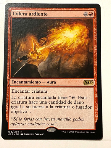 Cartas Magic - Colera Ardiente - Encantamiento Aura
