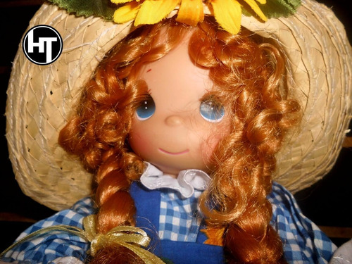 Imagen 2 de 10 de Precious Moments, Sunflower Sally, Muñeca, Figura, 12 Pulgad