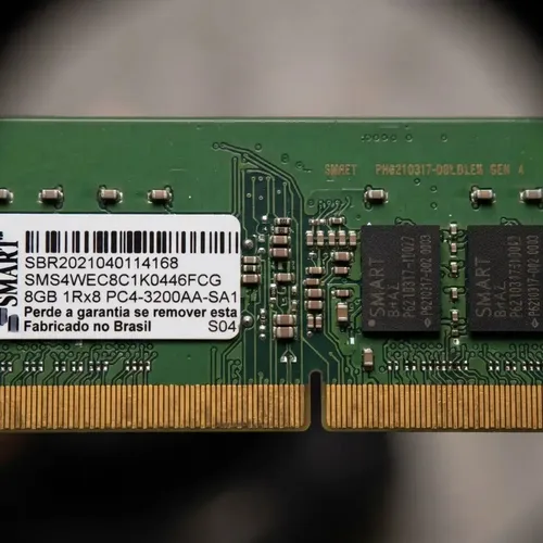 Memoria Smart Ddr4 8gb Notebook Pc4-3200aa 1rx8 | Parcelamento sem