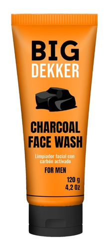 Limpiador Facial De Carbón Activado For Men Big Dekker 120 G