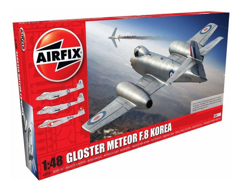 Gloster Meteor F8,   De Corea 1:48 A09184, Gris