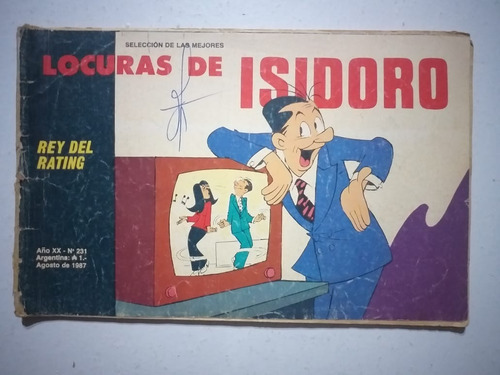 Comic. Locuras De Isidoro # 231. Agosto 1987.