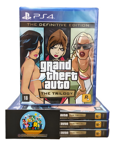 Gta The Trilogy Definitive Edition Ps4 Lacrado Mídia Fisica