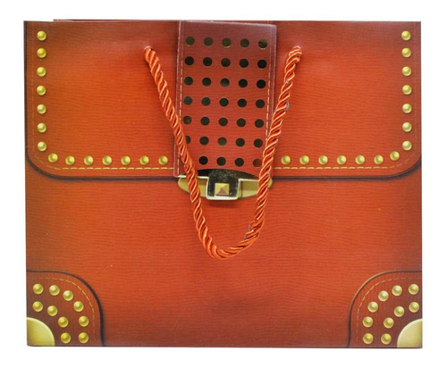 Imagem 1 de 4 de Sacola Tipo Bolsa - Bolsa Fake Importada 18x22x10 Cm