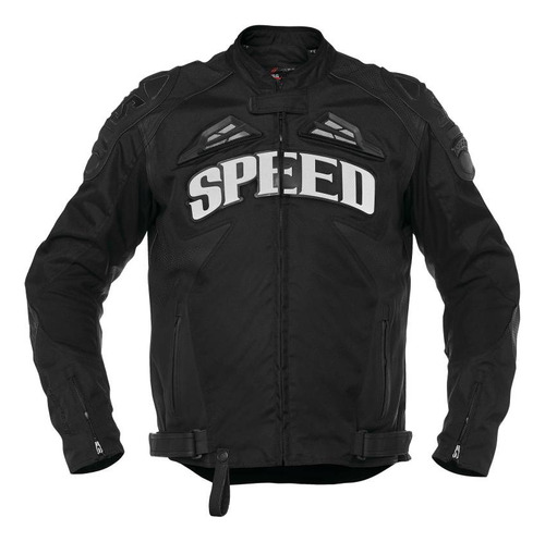 Chamarra Moto Speed And Strength  Insurgent Negro De Piel L