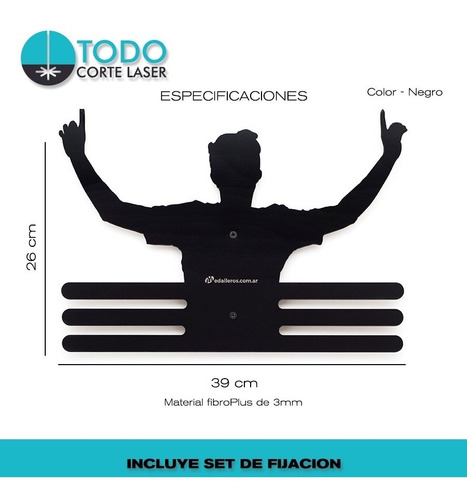 Imagen 4 de 4 de Medallero Running Atletismo Deportivo Modelo Winner